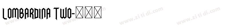 Lombardina Two字体转换